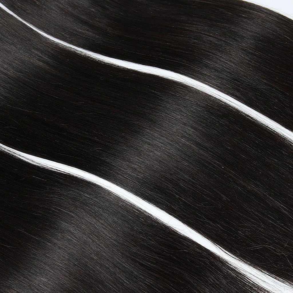 Tape In Human Hair Extensions 20pcs Natural Black Straight Brazilian Human Hair Tape In Extensions Skin Weft Tape Ins For Women