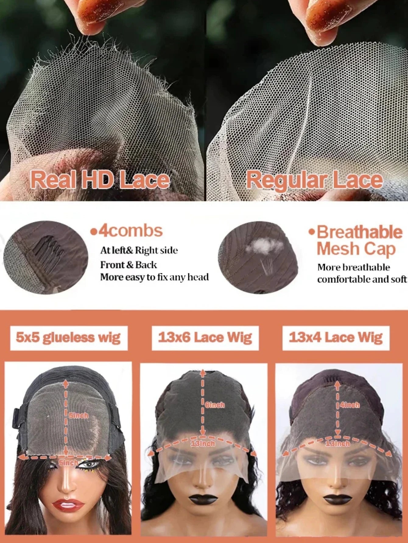 40 Inch 200 Density 13x6 Frontal Wig For Women Brazilian Wigs Human Hair 13x4 Bone Straight HD Transparent Lace Front Wigs
