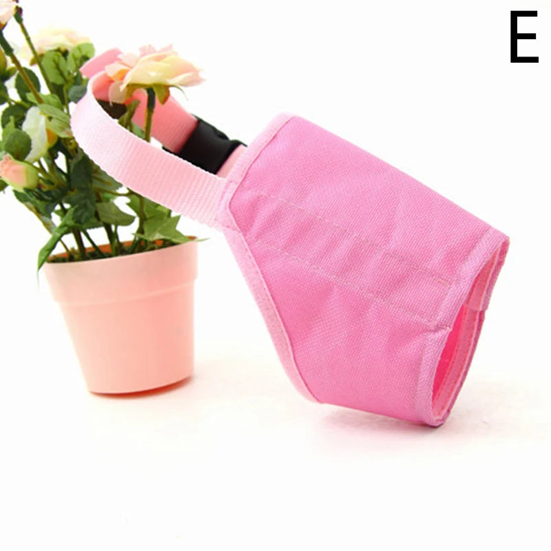 Adjustable Dog Mouth Muzzle Barking Nylon Anti Bark Bite Chew Training Products Pet Accessories for Large Small Medium Dog Pet