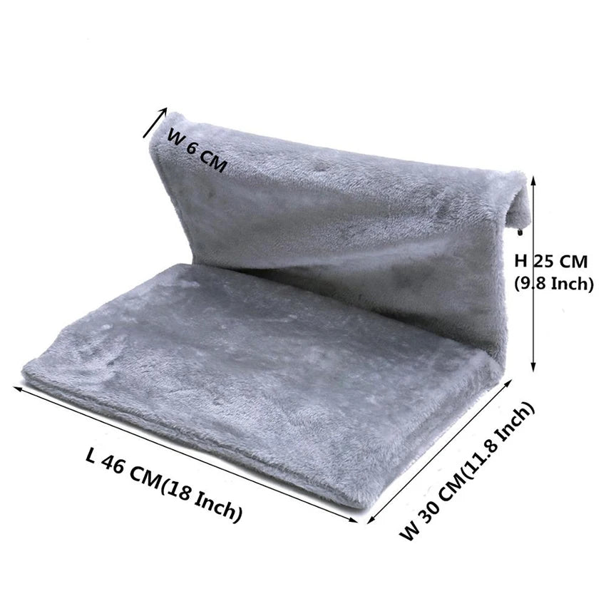 Hanging Cat Bed Removable Cat Hammock Pet Beds for Radiator Bench Kitten Nest With Strong Durable Metal Frame Cat Accessories
