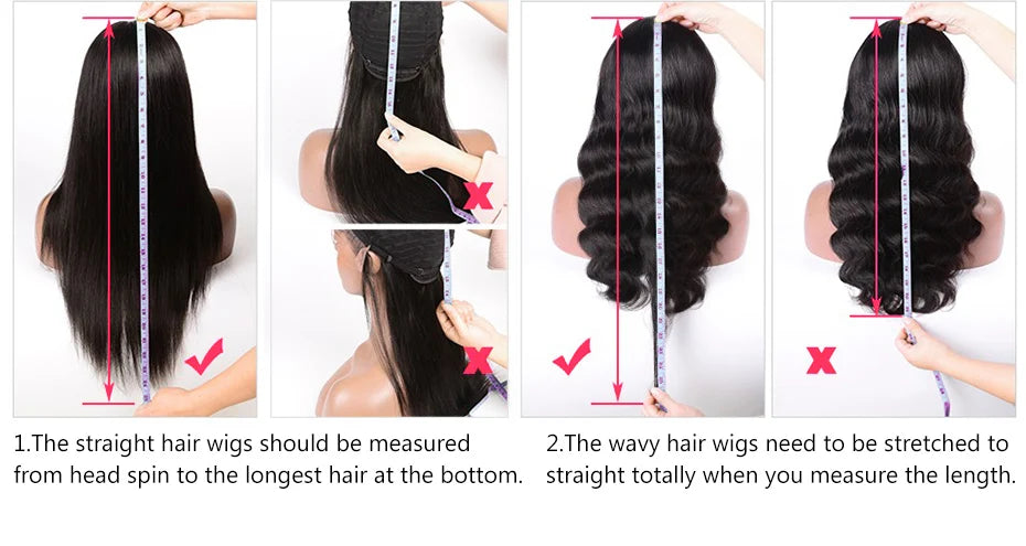 Body Wave Lace Front Wigs Human Hair Pre Plucked 180% Density Human Hair Wigs for Black Women 13x6 transparent Lace Frontal Wigs