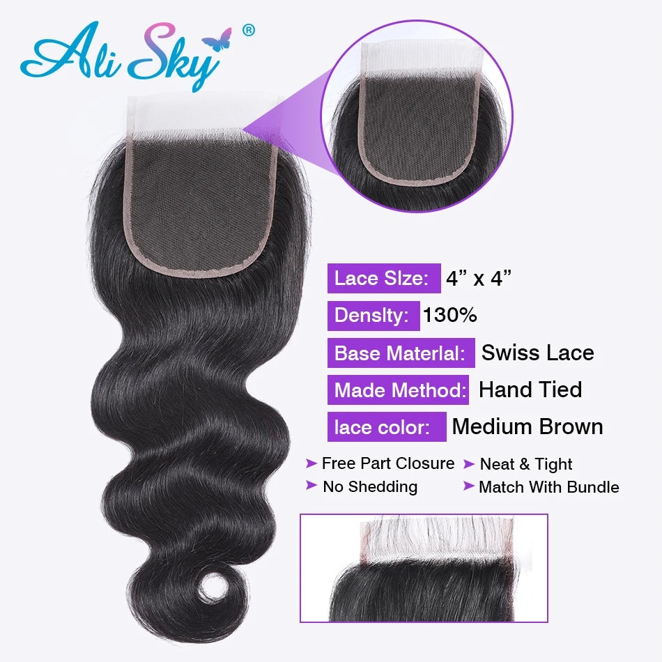 20 22inch 13x4 Body Wave Lace Frontal 4x4 5x5 Transparent Lace Closure Brazilian Remy Hair 100% Human Hair Cheap Soft Preplucked