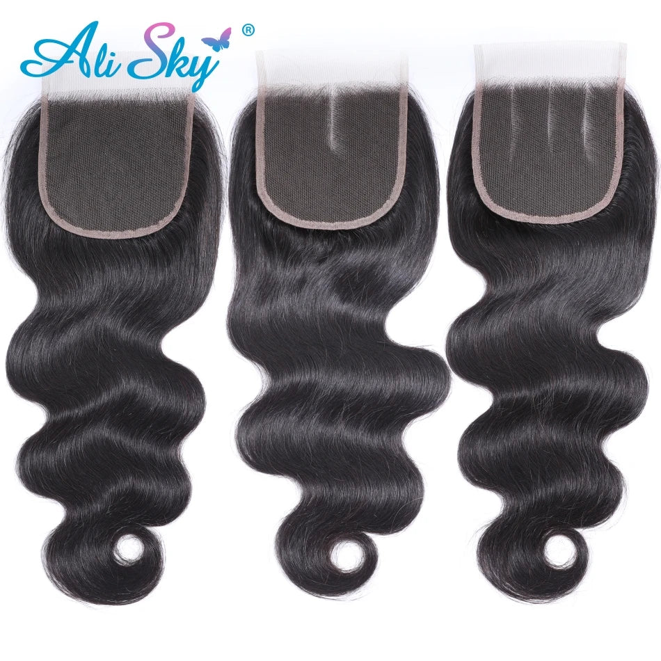 20 22inch 13x4 Body Wave Lace Frontal 4x4 5x5 Transparent Lace Closure Brazilian Remy Hair 100% Human Hair Cheap Soft Preplucked