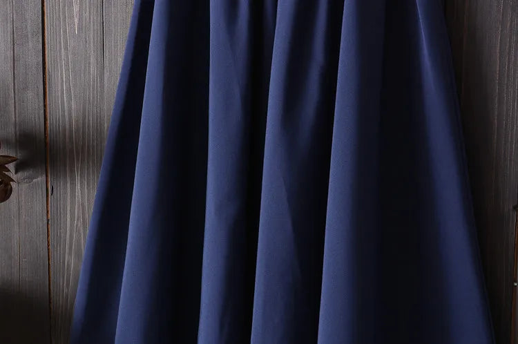 Midi Knee Length Summer Skirt Women With Belt 2025 Fashion Korean Ladies High Waist Pleated A-line School Skirt Female