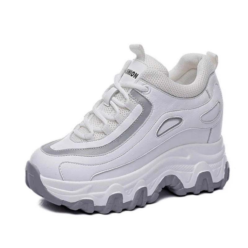 Autumn Fashion Sneakers For Women Platform Chunky Casual Shoes 2025 High Quality Woman Tenis Female Walking Trainers Thick Sole
