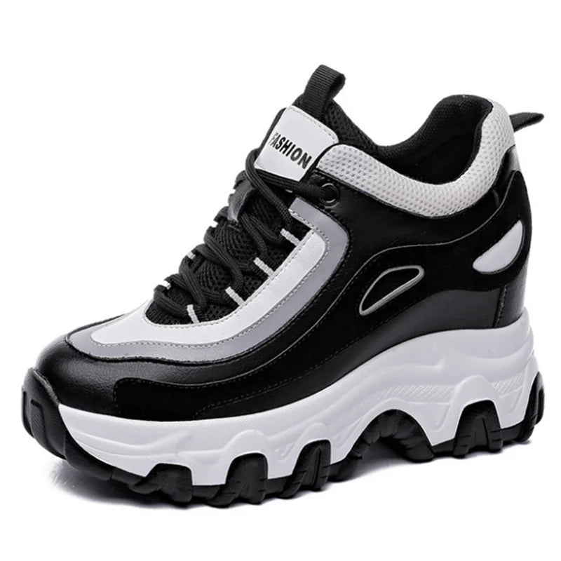 Autumn Fashion Sneakers For Women Platform Chunky Casual Shoes 2025 High Quality Woman Tenis Female Walking Trainers Thick Sole