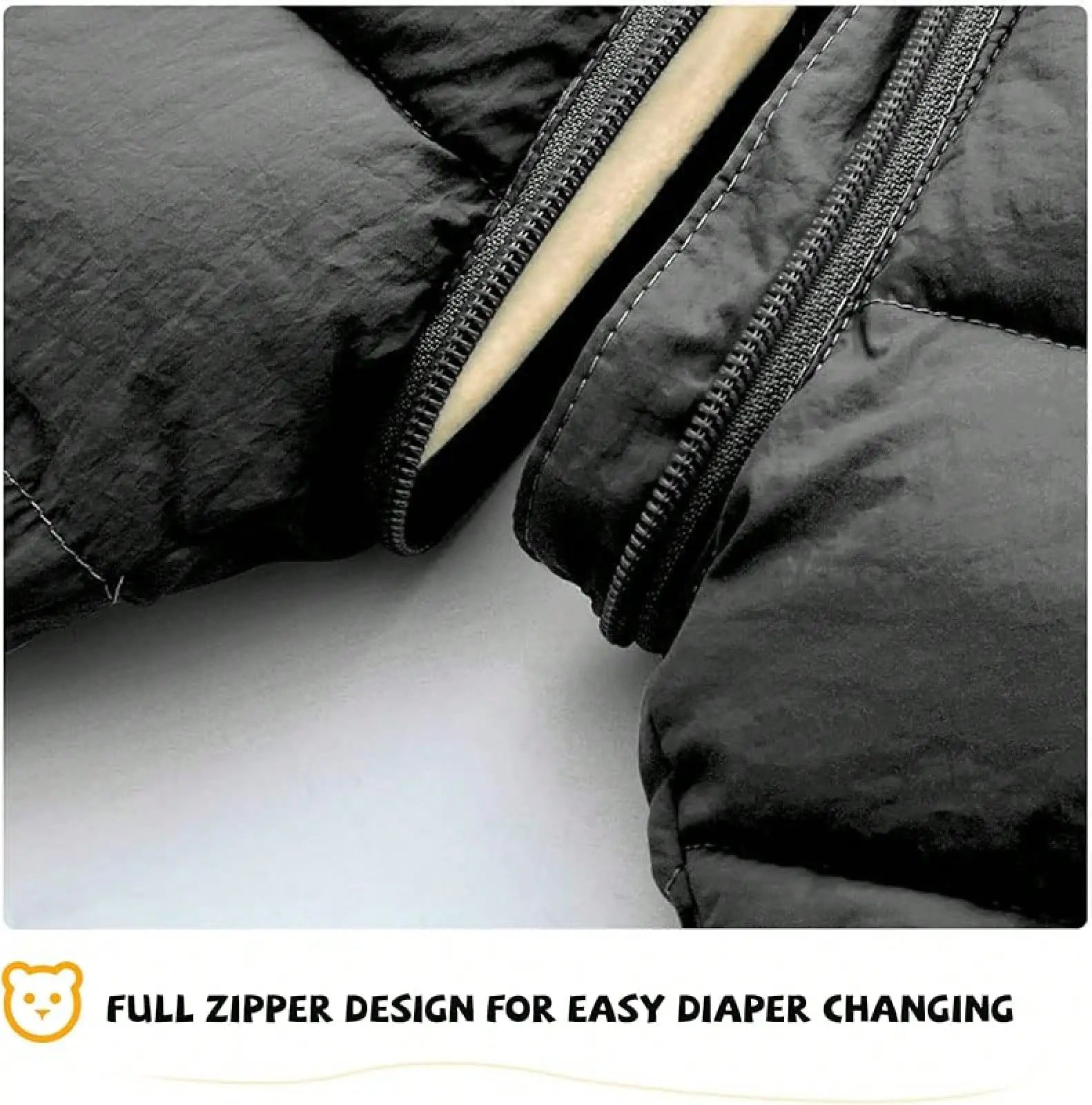 Baby Clothes Cute Infant Toddler Snowsuit Warm Newborn Boy Girl Winter Coats Hooded Zip Jumpsuit