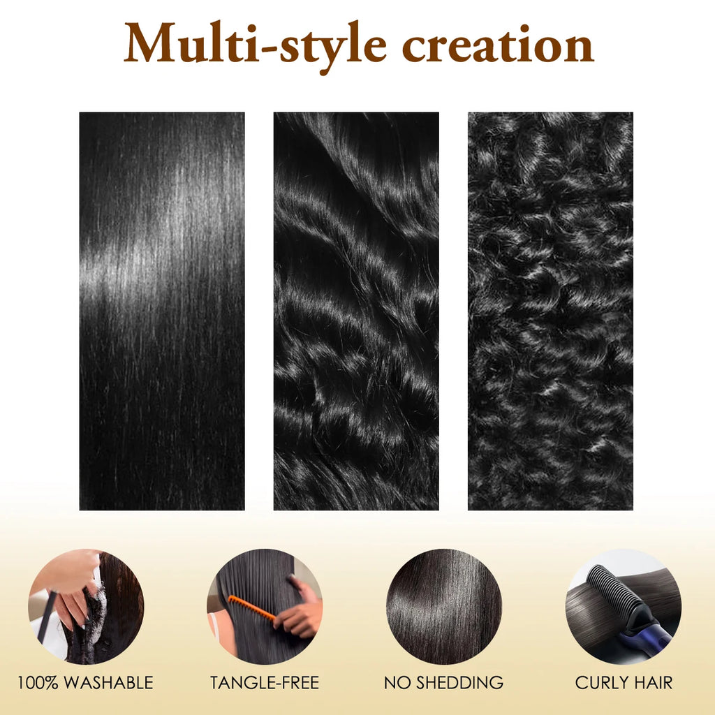 30 40 Inch Straight Bundles 100% Human Hair Brazilian Virgin Hair Natural Color 3 4 Pcs Raw Hair Bundles Extensions For Women