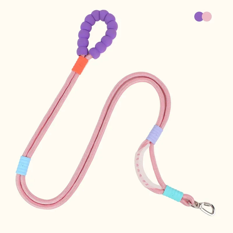 Versatile Pet Traction Leashes with Foam Handle Hand Free Dog Leash for Pet Walking Running Adjustable Sizes Pet Supplies