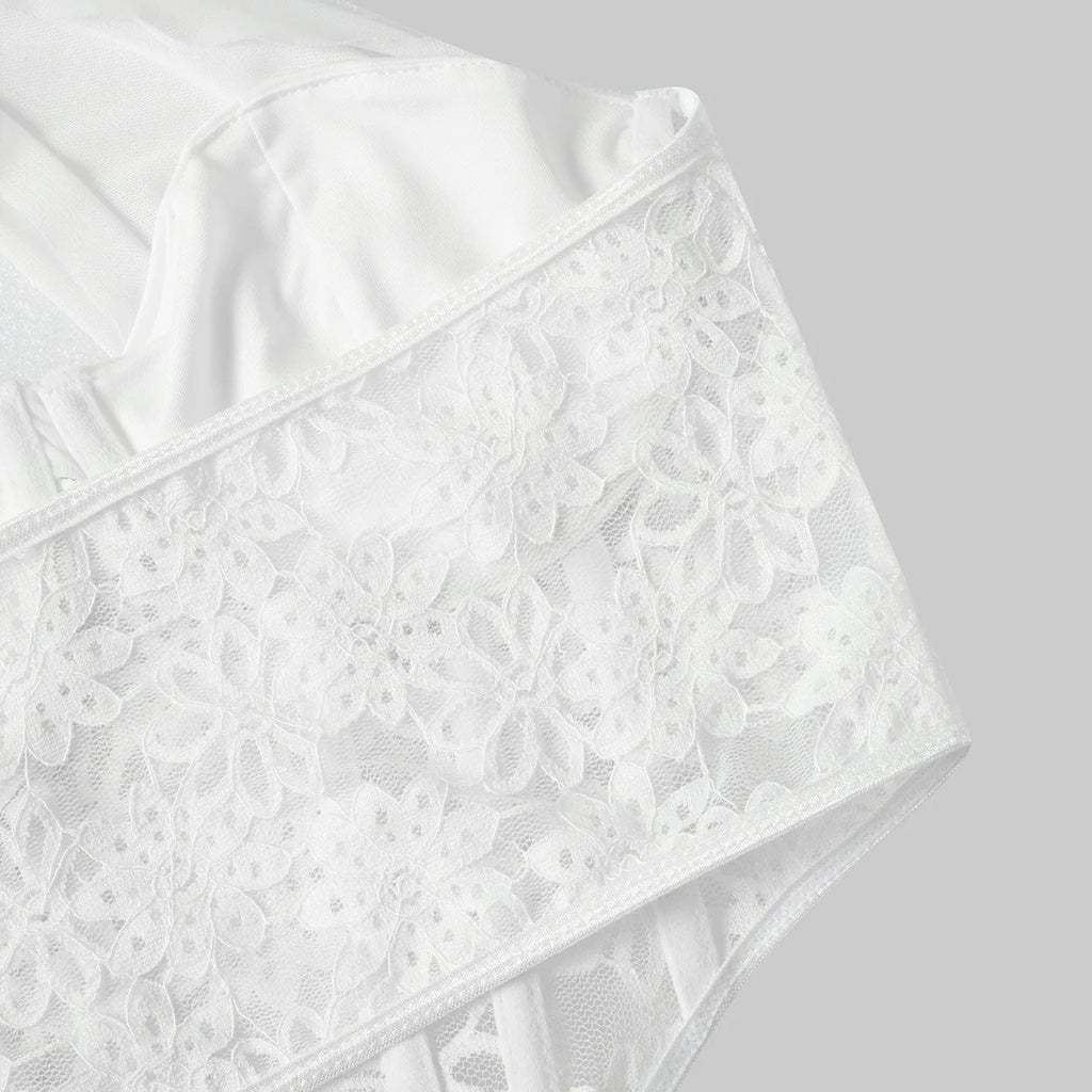 Elegant Lace Mesh Cross Halter Tank Top with Diamond Fishbone Small Vest for Women Tube Top with Lace Mesh Cross Halter Crop Top