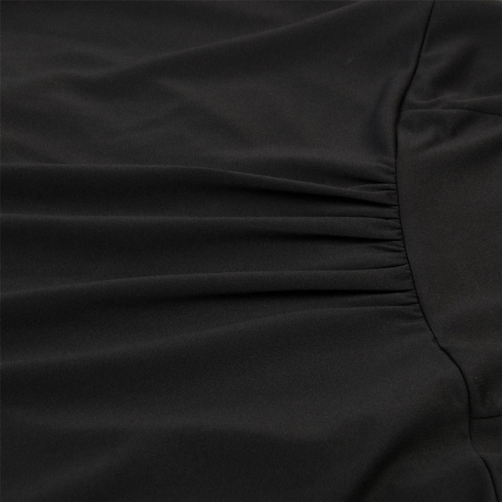 Women's Skirt Drawstring Patchwork Nightclub Party Gothic Halloween Lace Patchwork Skirt Perspective Hem Skirts for Women