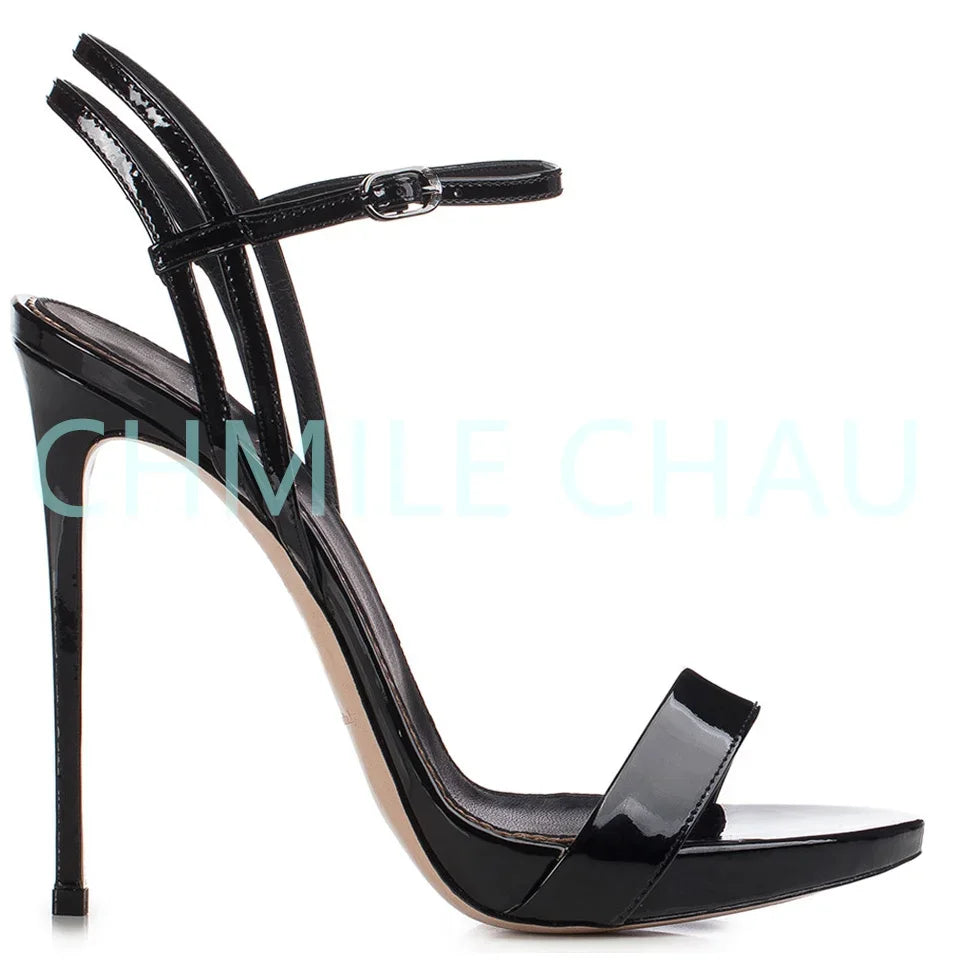 【Measure your feet length before order】Elegant Luxury Designer Women Sandal High Heel Banquet Prom Sandálias Femininas 23-CHC-30