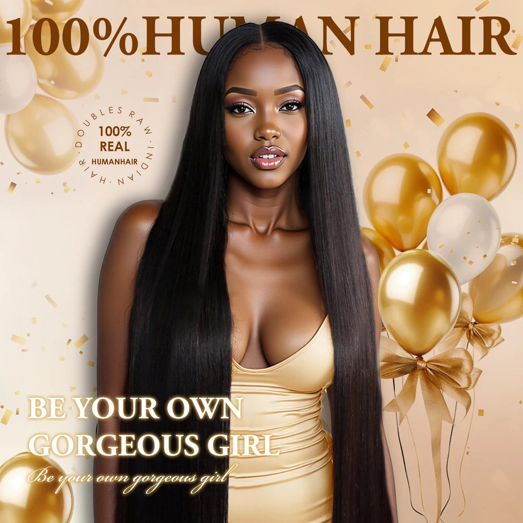 30 40 Inch Straight Bundles 100% Human Hair Brazilian Virgin Hair Natural Color 3 4 Pcs Raw Hair Bundles Extensions For Women