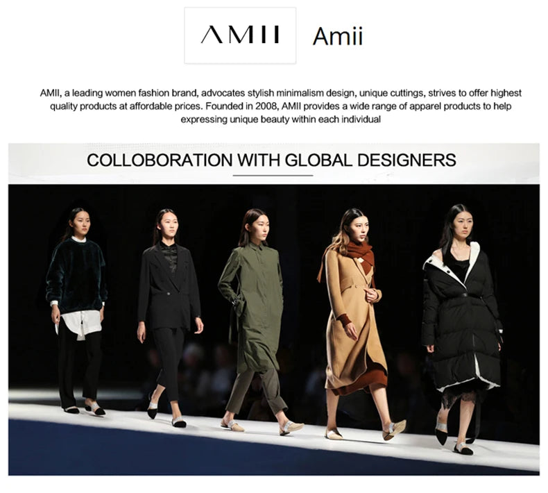 Amii Fur Coat 2025 Winter New Warm Office Lady Turn-Down Collar Full Wool Outerwears Straight Double-breasted Coat 12554013