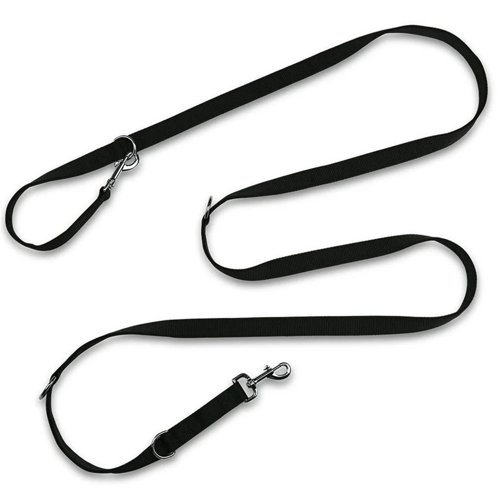 Multifunctional Dog Leash,Adjustable Length Multipurpose for Medium & Large Dogs,Convertible Hands Free,Crossbody,Over Shoulder