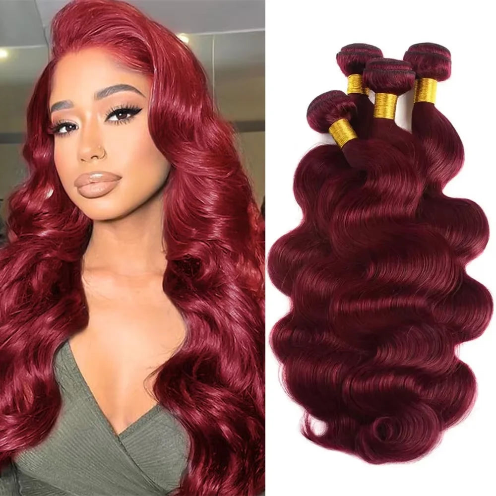 14A Highlight Ombre Body Wave Bundles Human Hair 100% Unprocessed Brazilian Colored 1 3 4 Pcs Raw Hair Bundles Weave Extensions