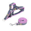 Pet chest and back thick wear-resistant vest denim sewn cloth chest and back dog leash pet leash is durable