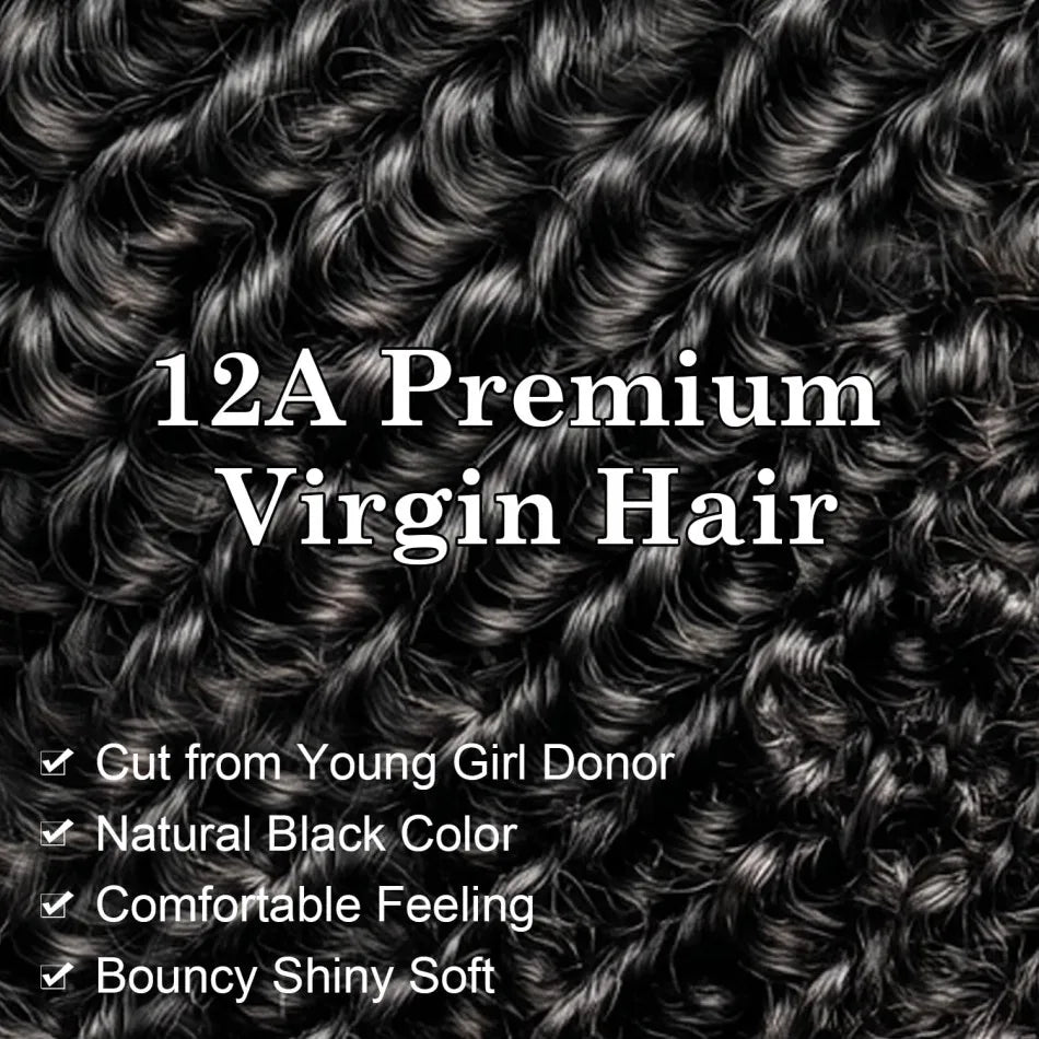 12A Burmese Curly Bundles Human Hair 3C4A Water Wave With Spiral Curly End 100% Unprocessed Raw Hair Sew In For Women 18 30 Inch