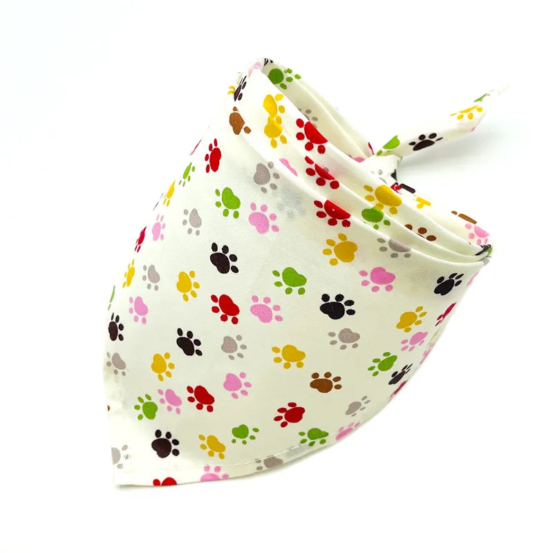 30/50 Pcs Dog Bandana Lot Bulk Personalized Pet Dog Face Bandana Washable Dog Bandanas For Small Large Dogs 20 Colors