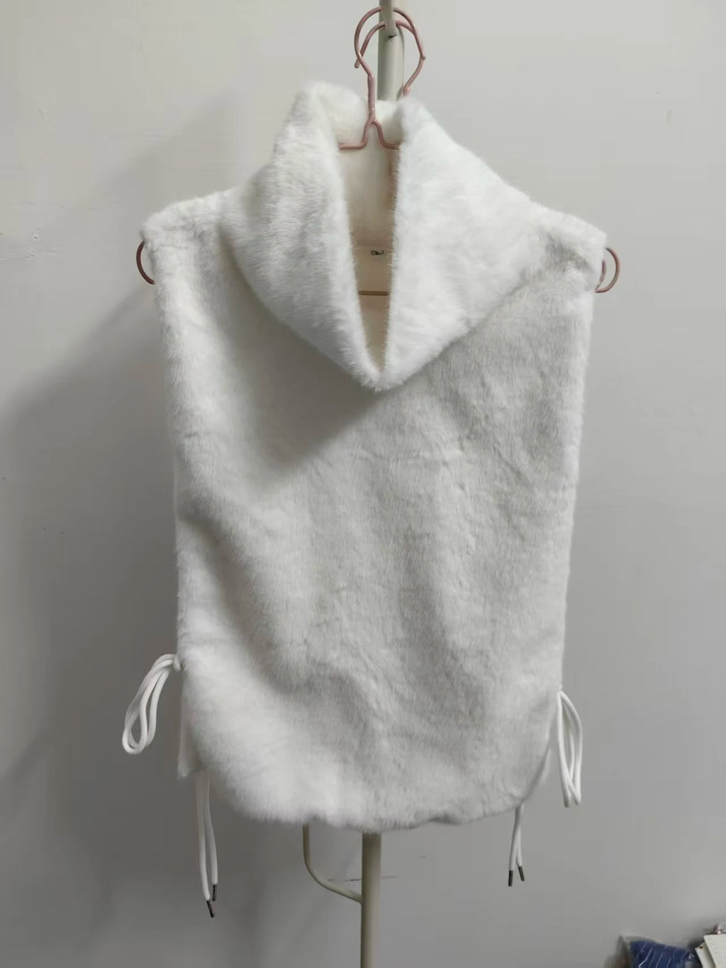KUCLUT 2025 Autumn Winter Plush Vest For Women High-End Faux Mink Velvet High Collar Elegant Waistcoat Top Female 1A1010