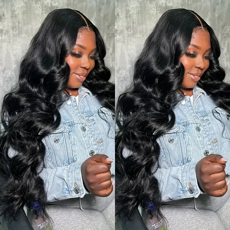 Body Wave Lace Front Wigs Human Hair Pre Plucked 180% Density Human Hair Wigs for Black Women 13x6 transparent Lace Frontal Wigs