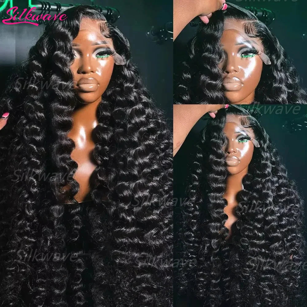 30 40 Inch Loose Deep Wave Wigs 13x6 Hd Lace Frontal Wig Brazilian Human Hair Wig 13x4 Preplucked Transparent Hd Lace Front Wig