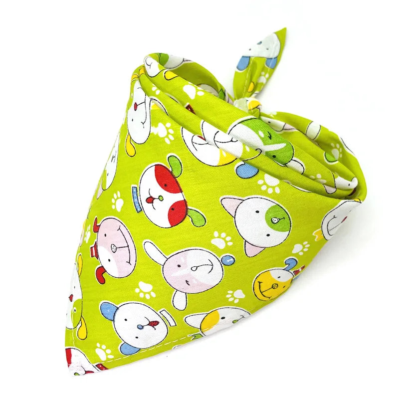 30/50 Pcs Dog Bandana Lot Bulk Personalized Pet Dog Face Bandana Washable Dog Bandanas For Small Large Dogs 20 Colors