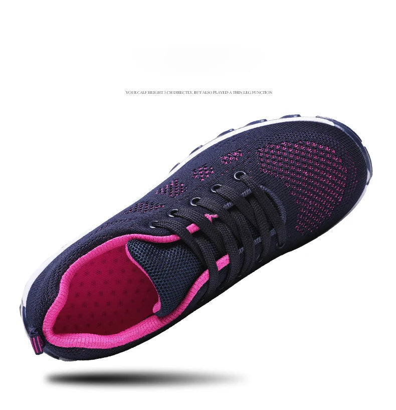 2025 Women's Fashion New Product: Sports Walking Shoes Breathable and Lightweight Casual Walking Platform Shoes Calzados Mujeres