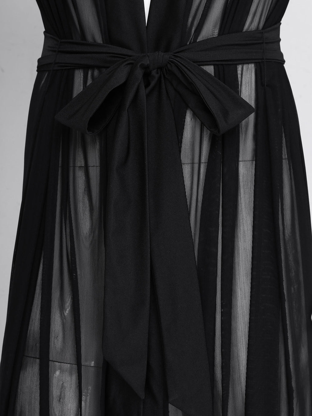Men Transparent Mesh Robes Sexy Lingerie Front Cardigan Mesh See-through Long Bathrobe Male Gay Long Sleeve Nightgown Underwear