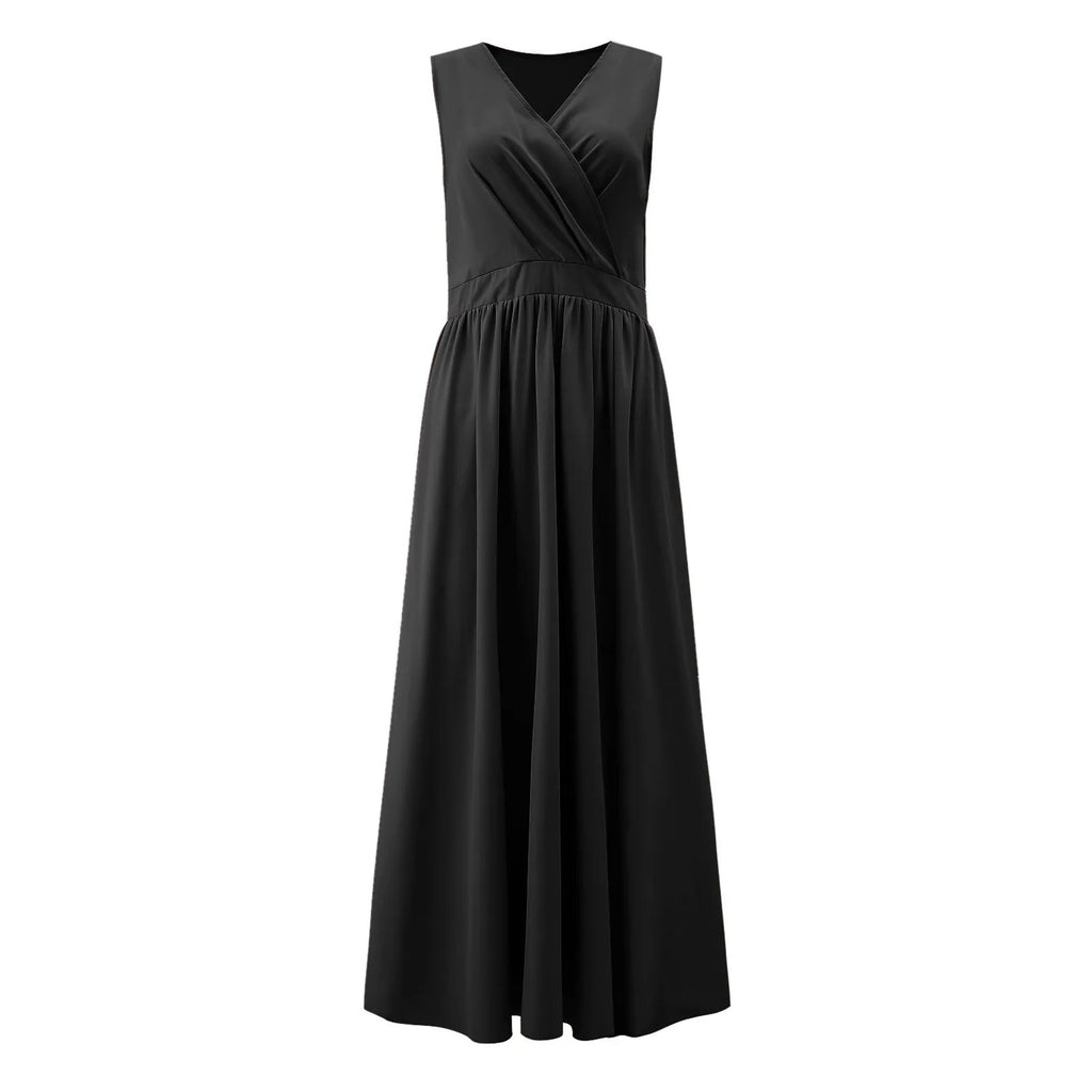 Sexy Women Dresses Outfits 2023 Plus Size Beach V-neck Dresses Summer Party A-line Midi Formal Dresses Women's Clothing 원피스
