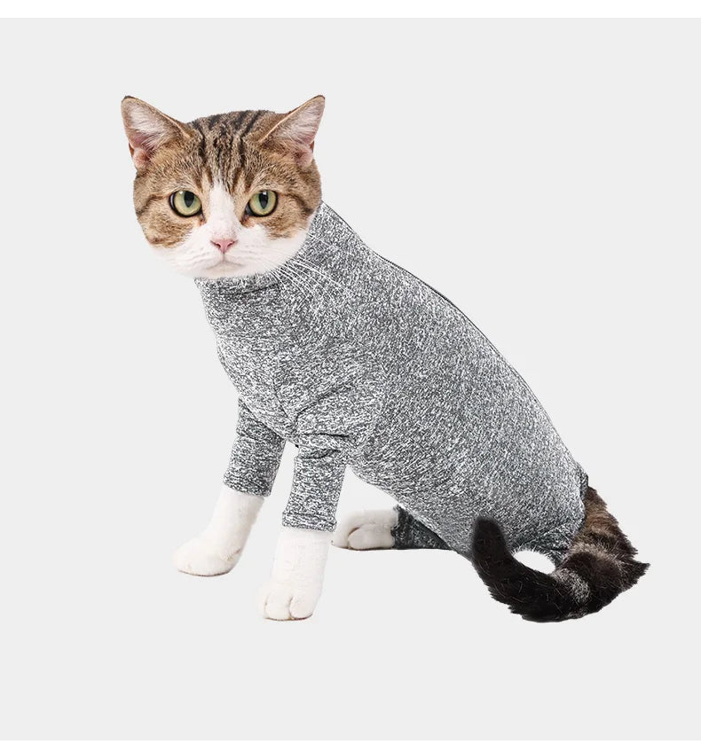 XS-3XL Pet Dog Clothes Winter Jumpsuit Undergarment Female Male Dog Home Loss Hair Proof Clothing Post-Surgical Recovery Clothes