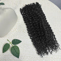 4B Afro Kinky Curly Virgin Human Hair 16 Inch Brazilian Human Hair Extensions Weave Bundles No Weft Weaving for African Women
