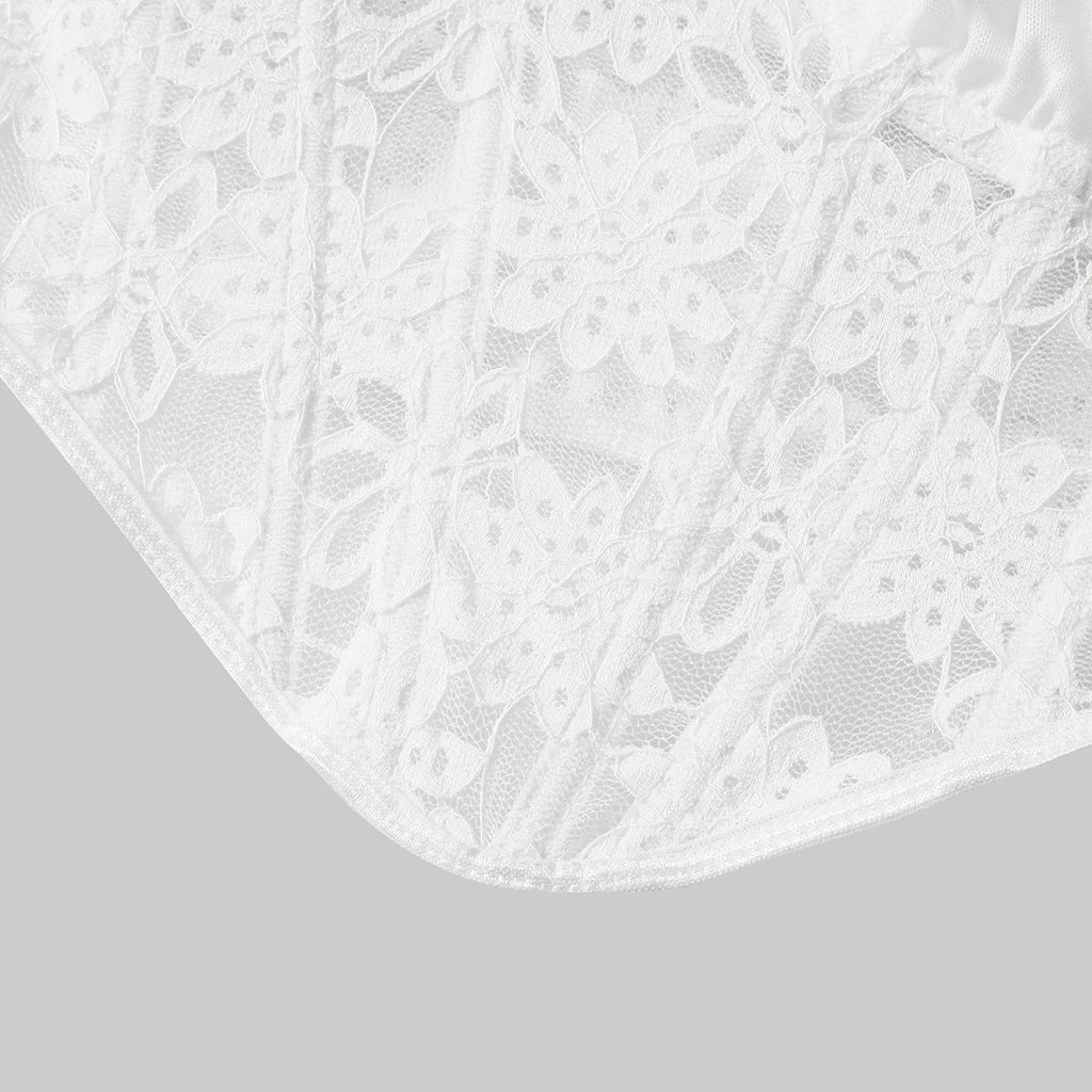 Elegant Lace Mesh Cross Halter Tank Top with Diamond Fishbone Small Vest for Women Tube Top with Lace Mesh Cross Halter Crop Top