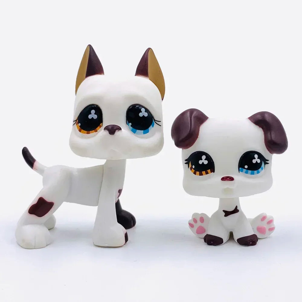Rare Animal littlest pet shop lps toy toy Cute kitten Stands Dog Dachshund Collie Cocker Spaniel Great Dane Old Bobble head toy