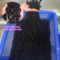 16 Inch 100G Afro Kinky Curly Bulk Human Hair For Braiding For Micro Twist 100% 4B No Weft Twists Human Hair Bundles Extensions