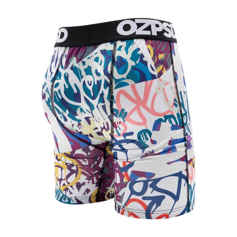 5Pcs Sexy Summer Men Boxer Underwear Breathable Printed Men's Panties Underpants Male Plus Size Man Boxer Briefs Man Boxershorts