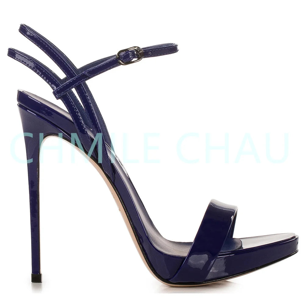 【Measure your feet length before order】Elegant Luxury Designer Women Sandal High Heel Banquet Prom Sandálias Femininas 23-CHC-30