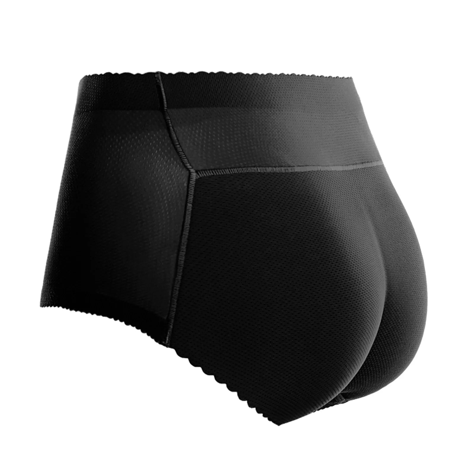 Seamless Shapewear Women's Mid Waist Shaping Triangle Pants Sponge Buttocks Mesh Breathable Hip Lifting Tummy Tightening Pants