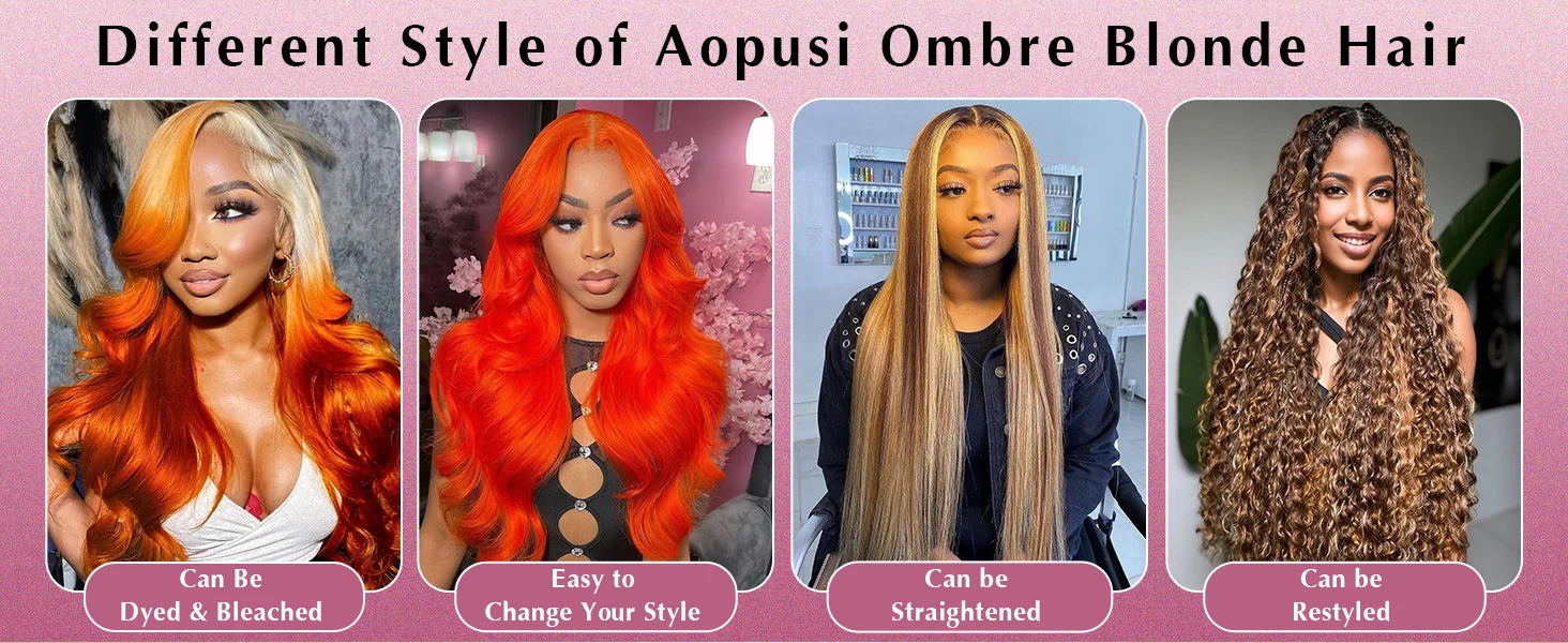14A Highlight Ombre Body Wave Bundles Human Hair 100% Unprocessed Brazilian Colored 1 3 4 Pcs Raw Hair Bundles Weave Extensions