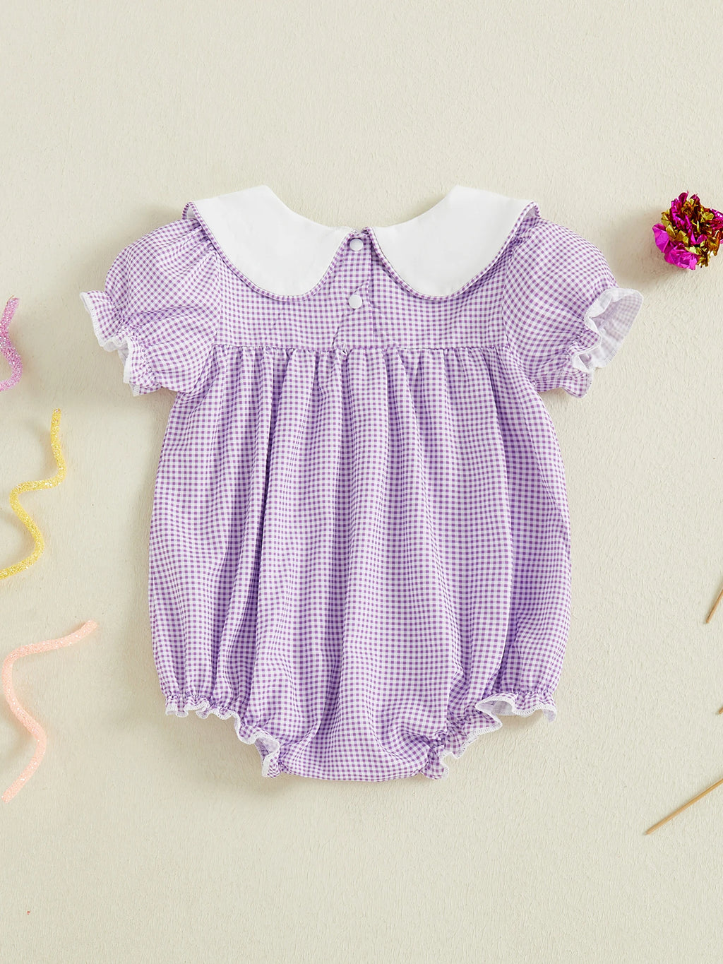 Toddler Girls Jumpsuit Sleeveless Round Neck Floral Print Ruffle Romper Baby Bodysuit Summer Outfit with Bow