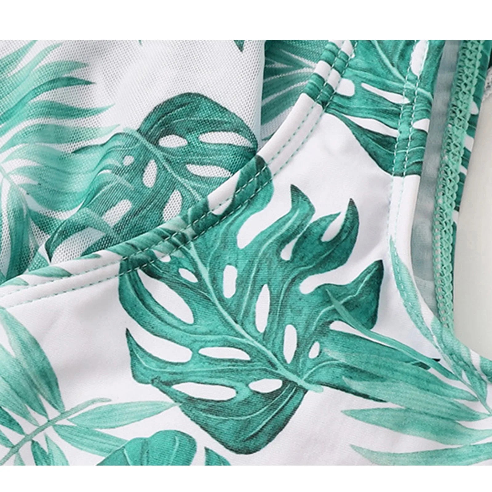 Size 12 Girl Bathing Suit Girls 3 Piece Tropical Bathing Suits Cute Bikini Swimsuit With Cover Up Sparkling Swimsuit
