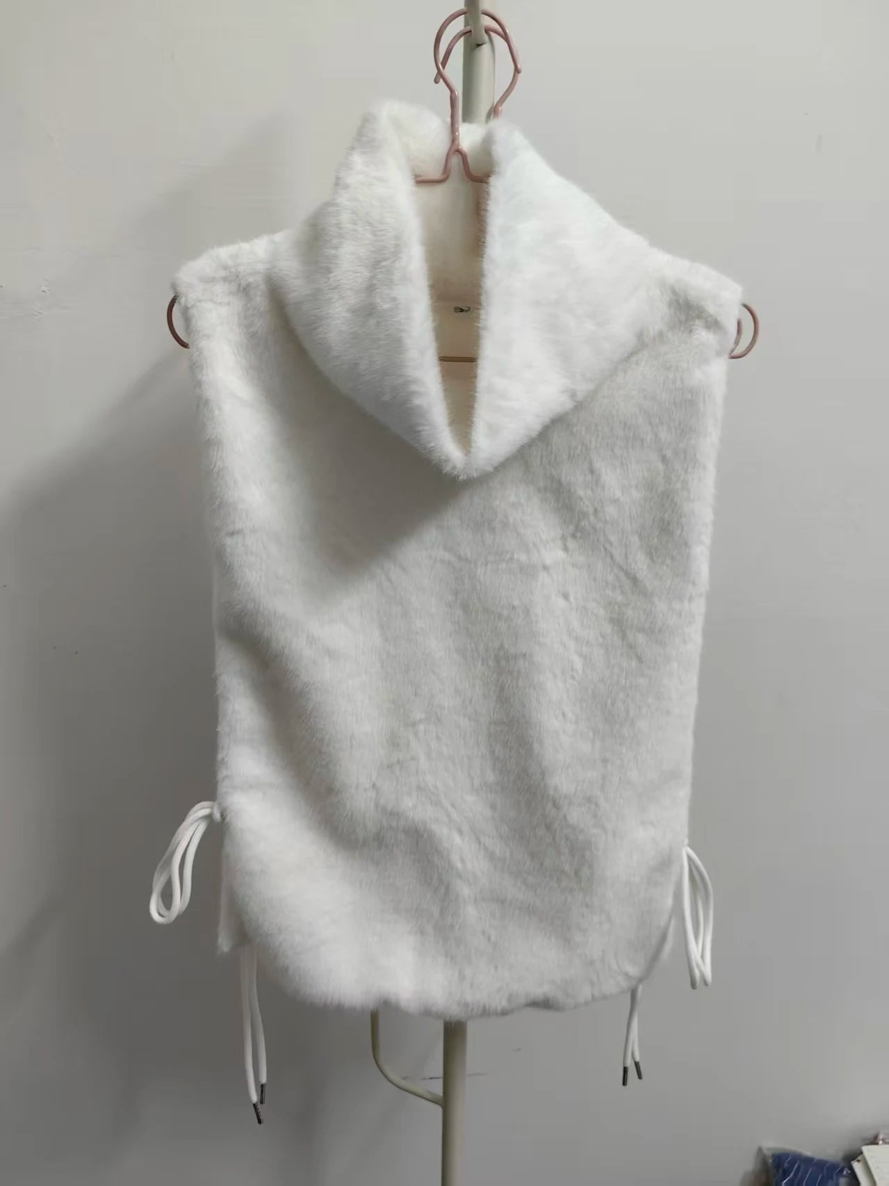 KUCLUT 2025 Autumn Winter Plush Vest For Women High-End Faux Mink Velvet High Collar Elegant Waistcoat Top Female 1A1010