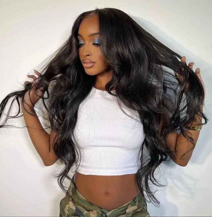 Body Wave Knotless Pre Separated Crochet Human Hair Extensions Bundles With Threading Brazilian Feather Virgin Hair for Braid