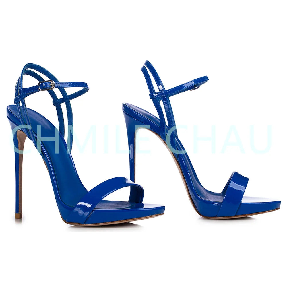 【Measure your feet length before order】Elegant Luxury Designer Women Sandal High Heel Banquet Prom Sandálias Femininas 23-CHC-30