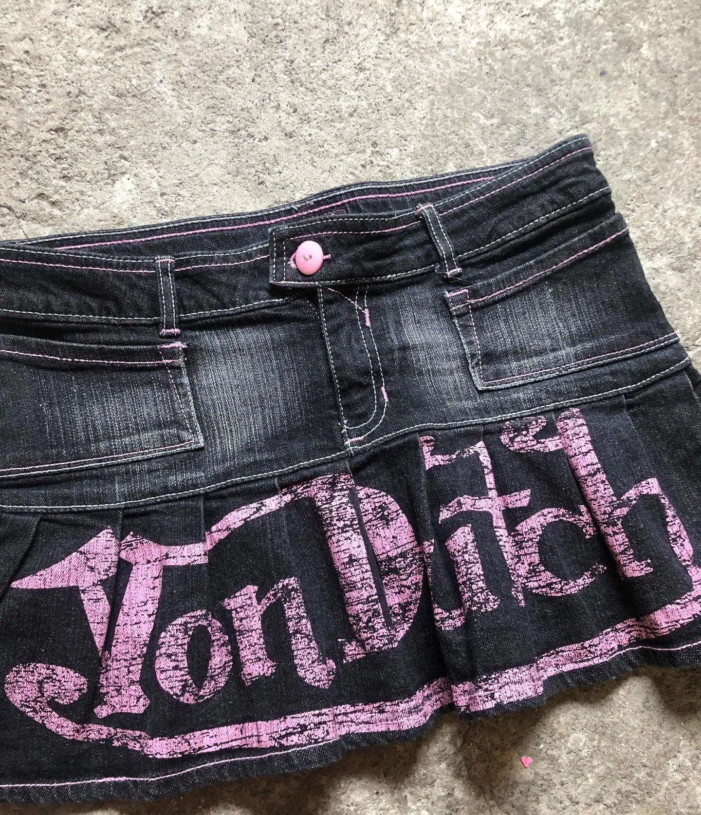 Korean Kopo Style Retro Letters Sexy Spice Girls A Word Denim Skirt Women's Y2K New Fashion Harajuku Hip-Hop Dance Street Wear