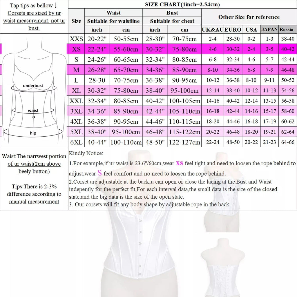 Fashion White Embossed Vintgae Petal Bodices Women Overbust Slimm Corsets Lace Up Boned Shaping Tops Korset