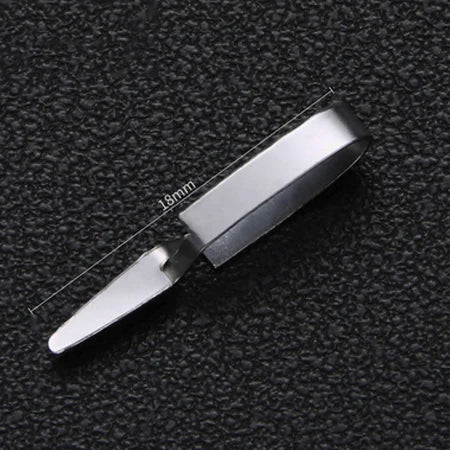 Stainless steel micro hemostatic clip vein clip small blood vessel clip arterial pet experimental closing device temporary block