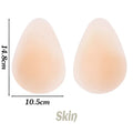 2pcsNo Glue Sticky Nipple Cover Plunge Droplet Invisible Bra Ultra Thin Seamless Silicone Nubra StickersLiftingBreastPadsPasties