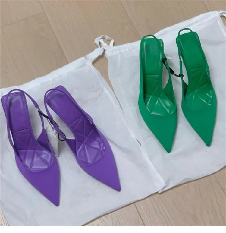 Oulylan High Heels Shallow Women's Sandals Shoes for Women High heeled Sandals  Women's Shoes Fashion Pumps Pointed Toe
