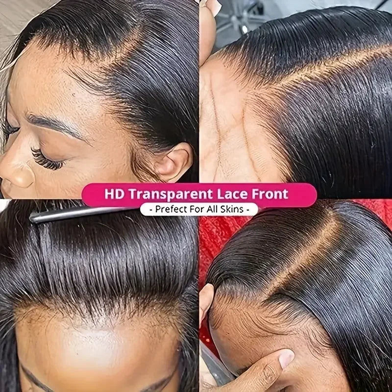 20 22inch 13x4 Body Wave Lace Frontal 4x4 5x5 Transparent Lace Closure Brazilian Remy Hair 100% Human Hair Cheap Soft Preplucked